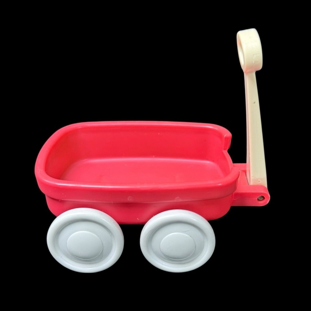 Fisher Price Loving Family Dollhouse Red Wagon Replacement Accessory 1996